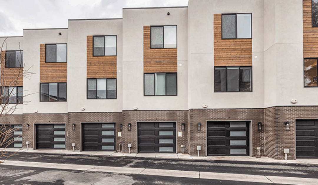Modern three level townhomes with private garages at 23 Views in Cottonwood Heights located near Big Cottonwood Canyon and Salt Lake City